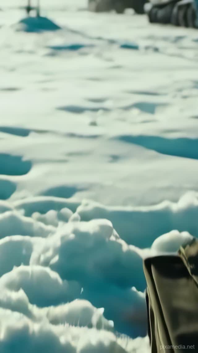 Syrette Cap on Arctic Snow - War & Military AI stock